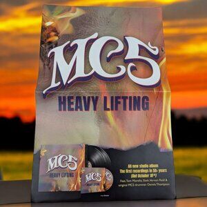 MC5 Heavy‎ Lifting Promo Poster 11x17, RARE! Collectible Music Memorabilia